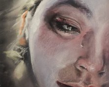 Chagrin d'amour Pastel sur Canson 